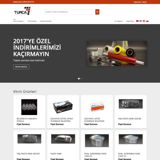 Turca Ambalaj Ltd. Şti. E-Ticaret Projesi