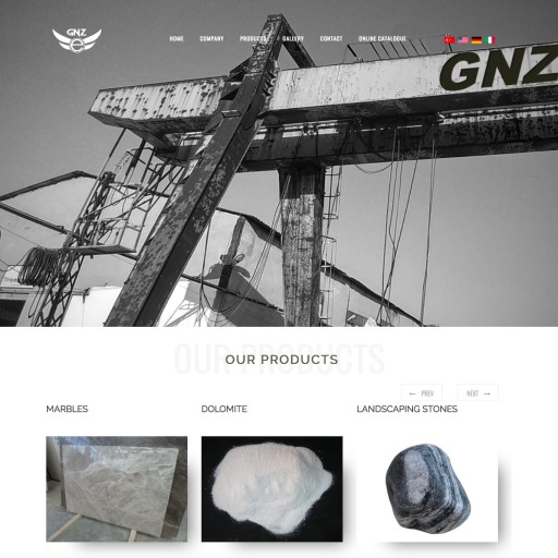 GNZ Marble Kurumsal Web Sitesi