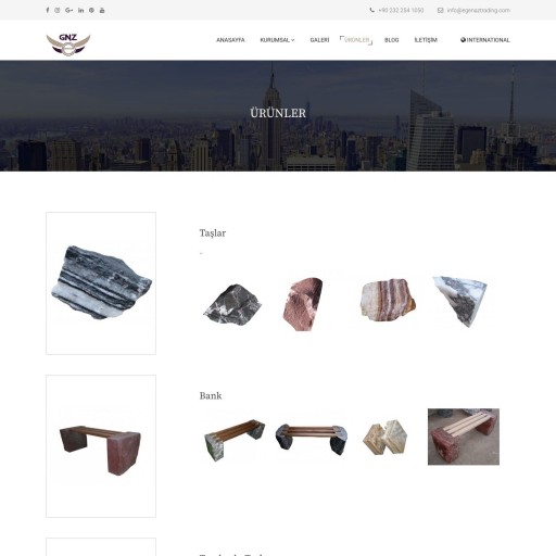 Egenaz Trading Kurumsal Web Sitesi