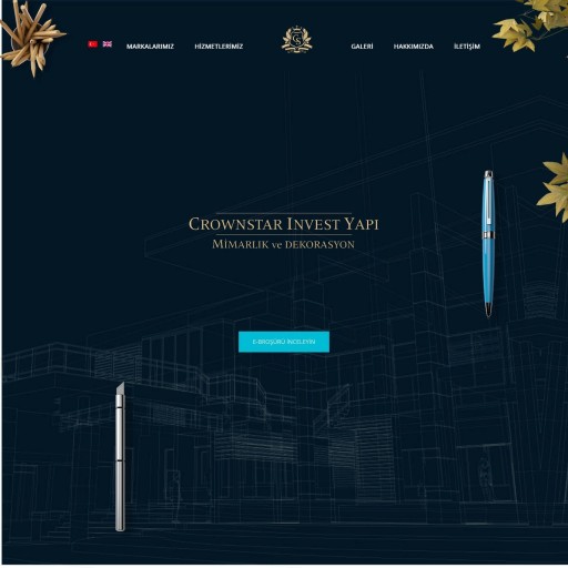 Crownstar Invest Yapı Kurumsal Web Sitesi