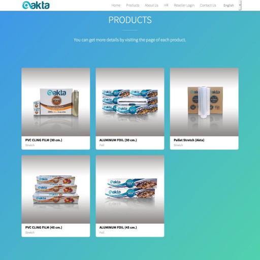 Akta Packaging Kurumsal Web Sitesi