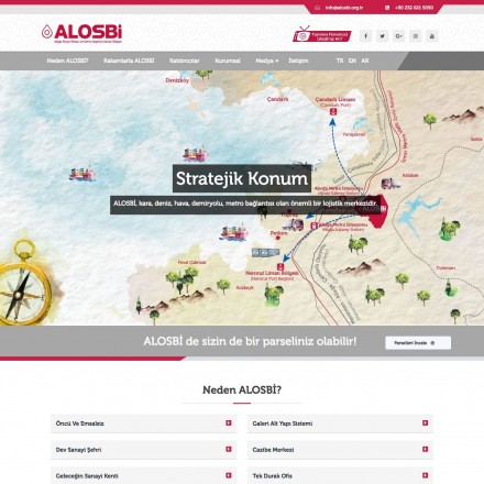 Aliağa Organize Sanayi Kurumsal Web Sitesi