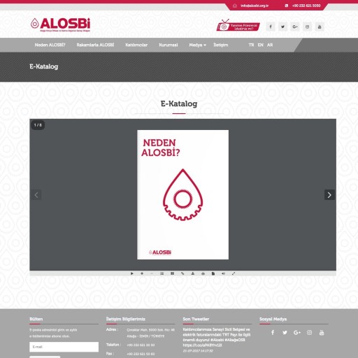 Aliağa Organize Sanayi Kurumsal Web Sitesi