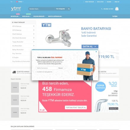YTM E-Ticaret Portalı
