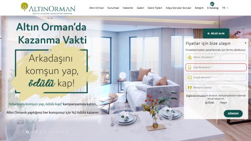 Altın Orman Kurumsal Websitesi