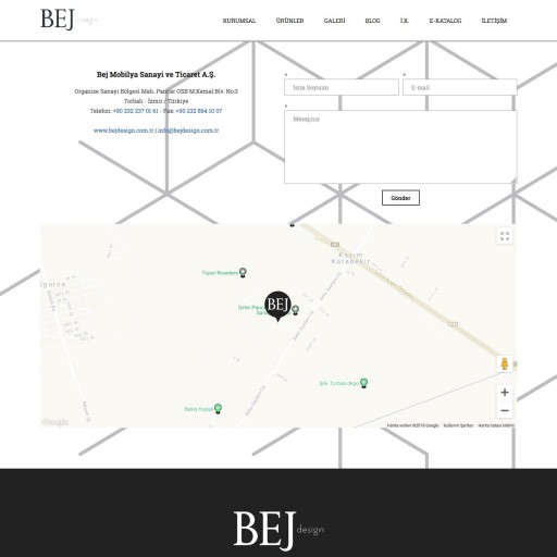 Bej Mobilya Kurumsal Websitesi